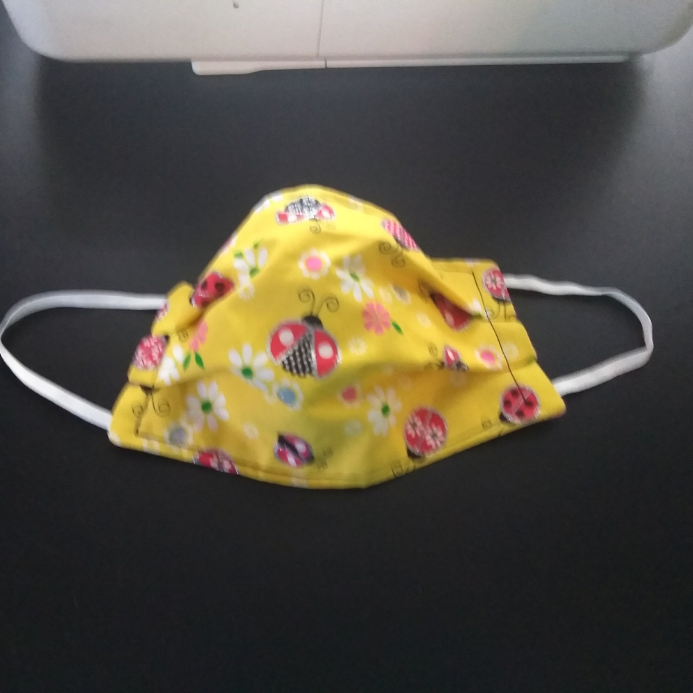 Homemade fabric face mask